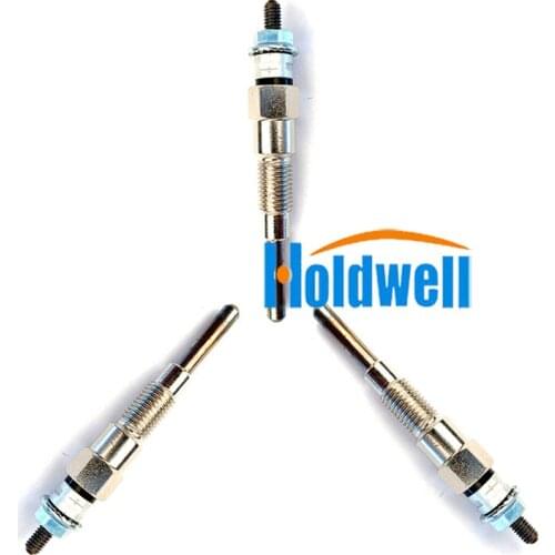 3PCS Glow Plug 6670470 for Bobcat B100 B200 B250 BL275 316 319 320 321 322 E08 E10 E14 E16 MT50 MT52 MT55