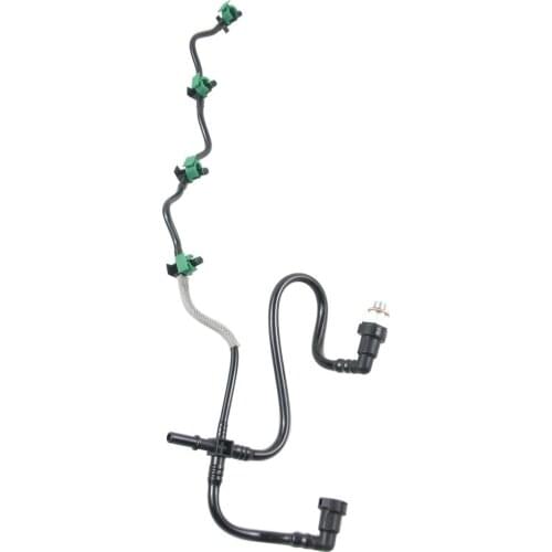 AP02 Fuel Injector Leak Off Return Pipe + Clips 6C1Q9K022AG 1574L4 10722 For CITROEN JUMPER Box / PEUGEOT BOXER Box 2006-On