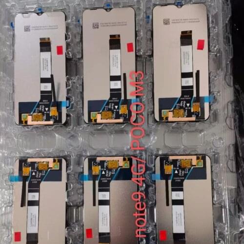 Redmi Note 9 4G LCD 6.53 ” For Xiaomi Redmi Note 9 4G LCD Display POCO M3 M2010J19CT Touch Screen Digitizer Assembly Replacement