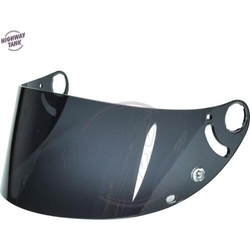 1 Pcs Dark Smoke Motorcycle Full Face Helmet Visor Lens Case for SHARK RS2 RSR 2 Carbon RSR 2 V+ RSX VZ32