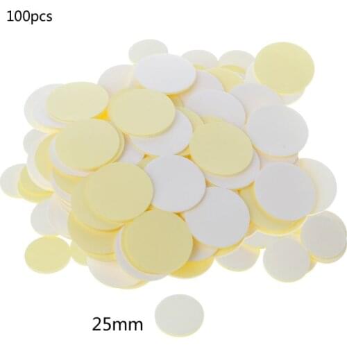 100Pcs Clear Invisible Round Double Sided Silicone Self Adhesive Dots Stickers Adhesive Dots