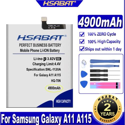 HSABAT HQ-70N 4600mAh Battery for Samsung Galaxy A11 A115 SM-A115 Batteries