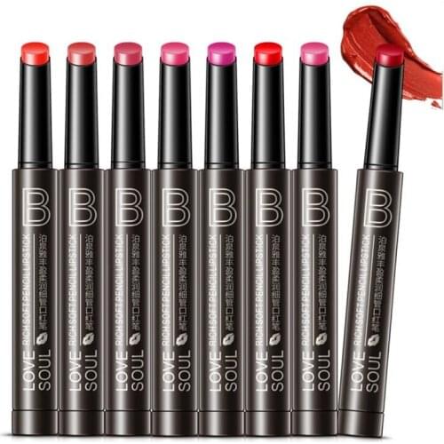 Brand Moisturizer Nutritious Makeup Lipstick Nude Waterproof Lip stick 8 Colors easy options make up Lips,Cosmetics Lipstick