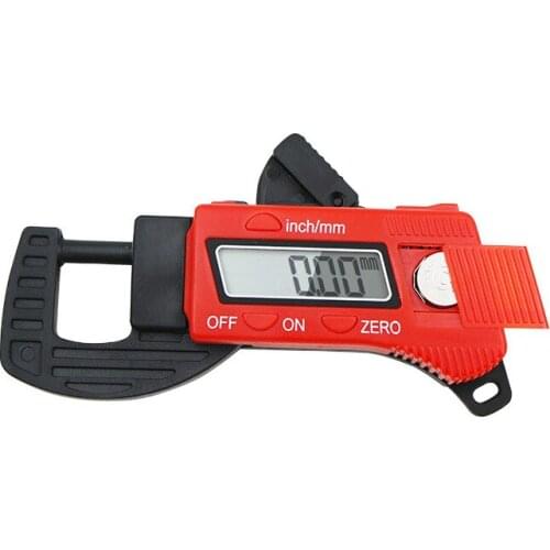 0-12.7mm Digital Electronic Thickness Gauge High Precision Lateral Thickness Measuring Tool Multifunction Hand Tools