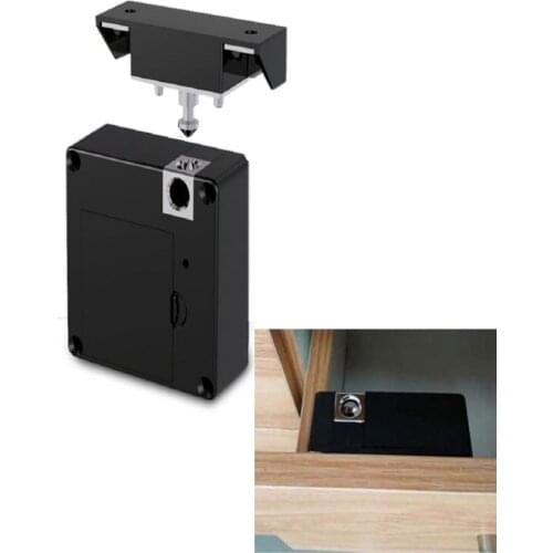 Digital Invisible Electronic Cabinet Smart Lock IC Card Sensor RFID Drawer Lock Induction Battery Powered Wooden Wardrobe Lock