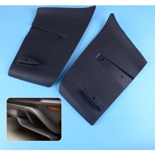 DWCX Car ABS Rear Bumper Diffuser Valance Aero Foil Cover Kit Fit for Ford Mustang GT 2015 2016 2017 2018 2019