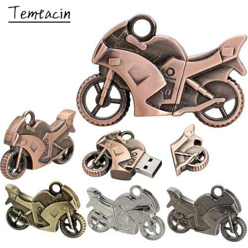Metal Cool Motorcycl Car usb Pen Drive USB Flash Drives 32GB 64GB 128GB 32GB Memory Stick 16GB 4GB 256GB pendrive flash USB2.0