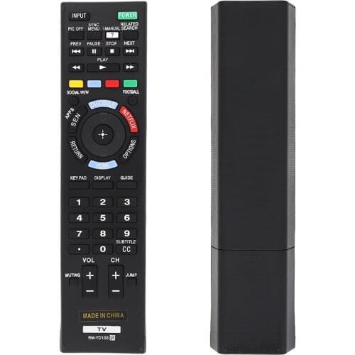 IR Replacement TV Remote Control with Long Remote Control Distance Fit for Sony RM-YD103 / KDL-40HX750 / KDL-46HX750 / 40W580B