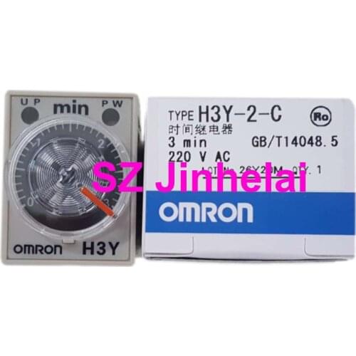 OMRON H3Y-2-C 3min 220VAC Authentic original Time relay реле времени