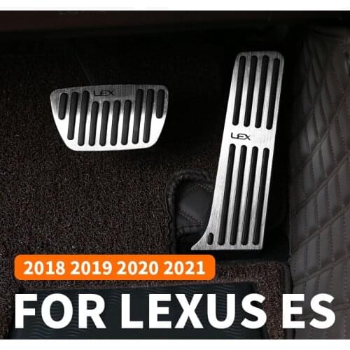 Aluminum alloy throttle brake pedal clutch clutch pedal modification decoration accessories FOR LEXUS ES 2018 2019 2020 2021