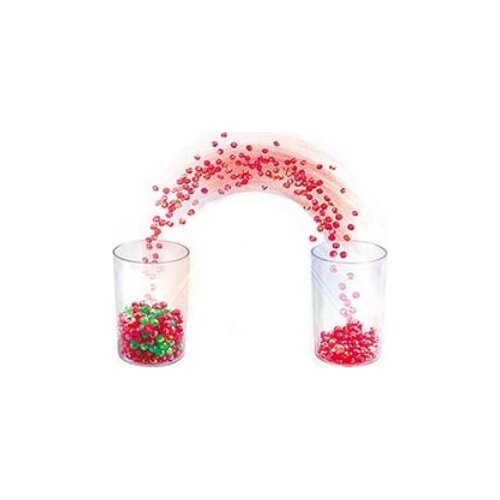 Color Bead Separation Magic Tricks Magician Close Up Illusion Magic Cup Gimmick Props Comedy Separate Two Color Beads Magie