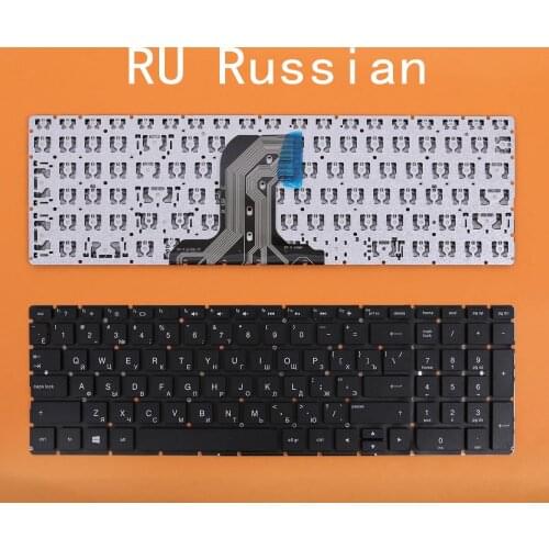 RU Russian Keyboard for HP Pavilion 15-af000 15-af000ur 15-af038ur 15-af102ur 15-af199ur 250 G4 255 G4 256 G4 Laptop No Frame