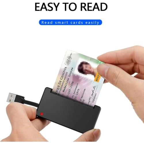 USB Smart Card Reader memory for IC ID Bank Card EMV Electronic DNIE SIM Cloner Connector Operating System Windows 7 8 Vista XP