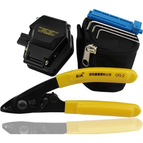 SKL-6C Optical Fiber Cleaver Kit with CFS-2 Cable Stripper