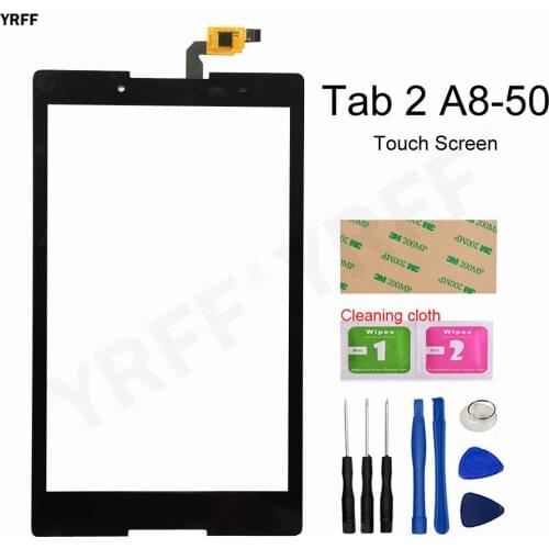 8.0'' Glass Panel Screen For Lenovo Tab 2 A8-50 A8-50F A8-50LC Touch Screen Digitizer Glass Panel Sensor Free shipping