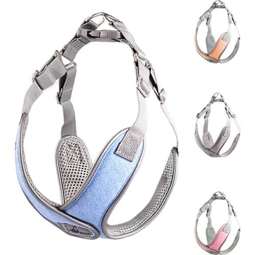 Dog Harness Reflective Puppy Kitten Collars Dog Harness With Leash Pets Chiens Dogs Accessories Dogs Outdoor Training Protective