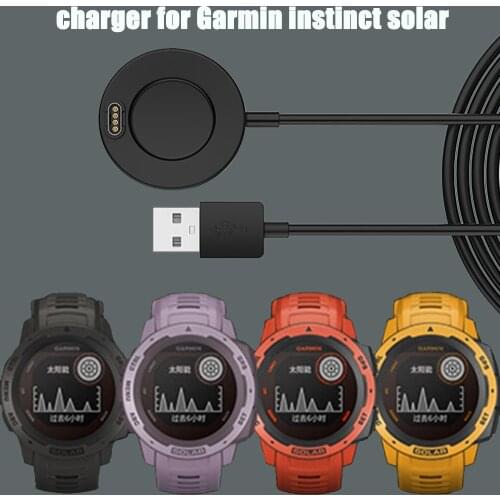 Charging wire for Garmin instinct solar venu sq watch adapter for fenix 6 6X 6S pro solar power supply magnetic charger line