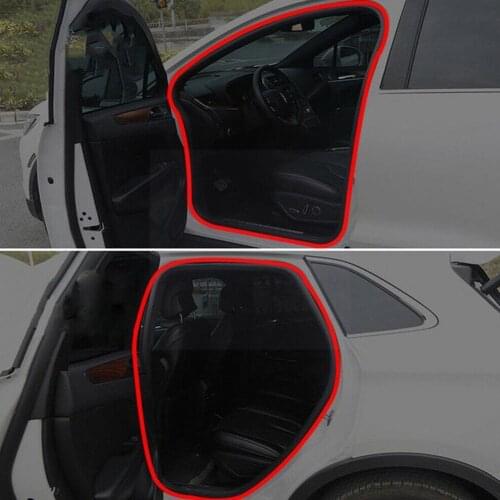 1M Scratch Proof Sealing Strip For Car Door High Density Weatherstrip Trunk Edge L-shaped Molding Universal Hood V8N1