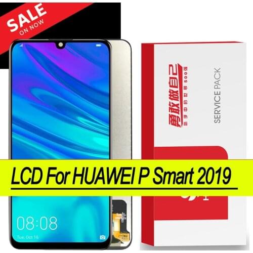 10PCS/LOT Display with frame for Huawei P Smart 2019 LCD Touch Screen Digitizer Assembly POT-LX1 L21 LX3 Repair Parts
