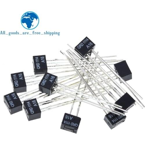 10PCS QRD1114 RD1114 D1114 1114 DIP-4 REFLECTIVE OBJECT SENSOR