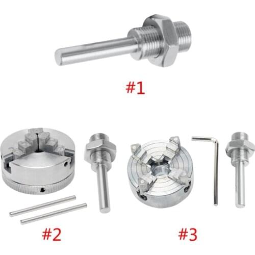 3 Jaw Lathe Chuck Zinc Alloy Lathe Chuck Metal Milling Drilling Tool Threaded Back for Electric Hammer Drill