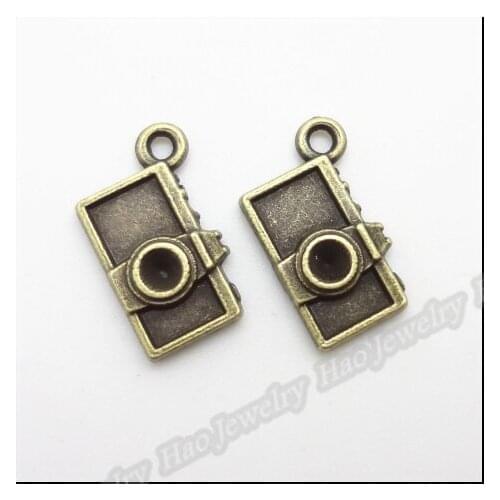 90pcs Vintage Charms Camera Pendant Antique bronze Fit Bracelets Necklace DIY Metal Jewelry Making