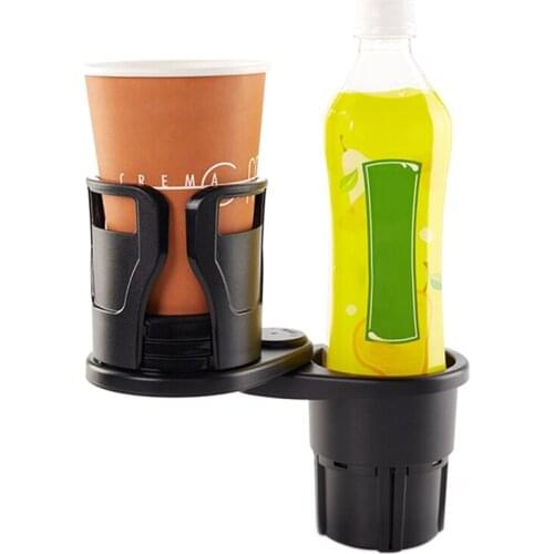 Car Dual Cup Holder Adjustable Cup Stand Sunglasses Phone Organizer Drinking Bottle Holder Bracket Car Styling