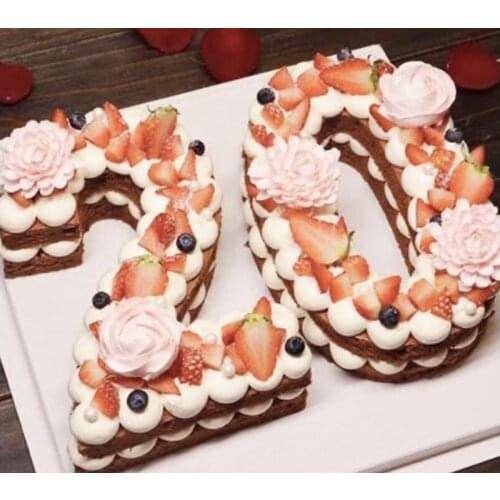 Large Silicone 0-9 Numbers Molds Arabic Number Cake Mold Baking Mold for Birthday Cake Decorating Tools Kitchen Party supply