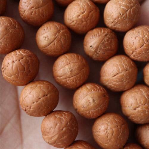 BRO927 Fine Hand-picked Nepal Natural Phoenix Eye Bodhi 108 Seeds Meditation Mala 11-11.5mm free ship only 1