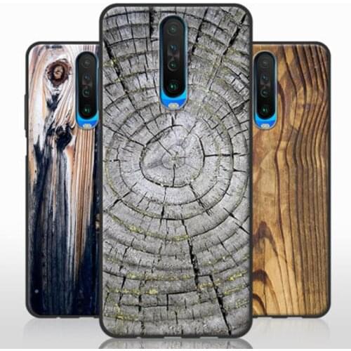 Wood grain stone Painted Case For Xiaomi Redmi K30 5G case Soft Silicone TPU back Cover For Xiaomi Redmi K30 pro 5G phone cases