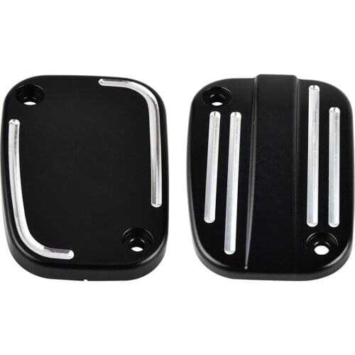 Billet Brake Master Cylinder Reservoir Cover For Harley Fat Boy FLSTF 2015-2017 Front Brake Master Cylinder Cap Cover