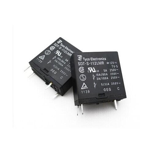 HOT NEW 12V relay SDT-S-112LMR 12V SDT-S-112LMR-12V SDTS112LMR 12V 12VDC DC12V 5A 250VAC DIP4