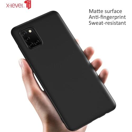 X-level Soft Silicone Case For Samsung Galaxy A31 A41 X Level Ultra Thin Matte Tpu Protective Cover