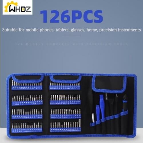 Electronics Repair Tool Kit, 126pcs Precision Scredriver Set Magnetic For MacBook, iPhone, Watch, Camera, Game Console Repair