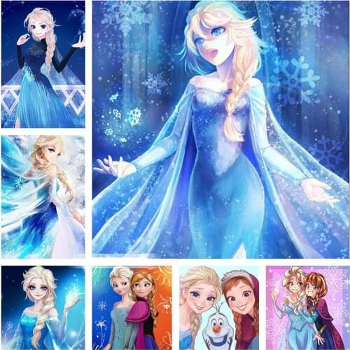 Disney Cartoon Canvas Painting Frozen Aisha Princess Posters and Prints Nursery Wall Art Picture for Living Room Home Decor