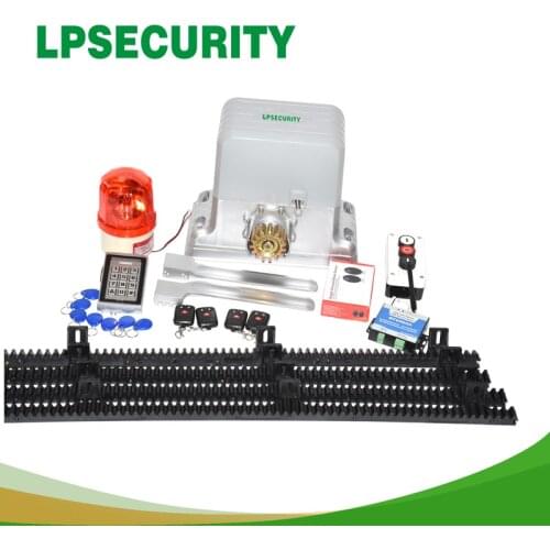 1800kg 4 keyfobs automatic gsm sliding gate motor operator opener 5m 6m 7m nylon racks(gsm module optional)