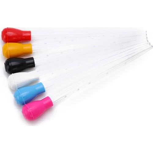 NEW 28/43CM 30/50ML Pipette Fish Tank Siphon Pump Water Changer Aquarium Pipette BBQ Tool Supply Tube Aquarium Clean Tool