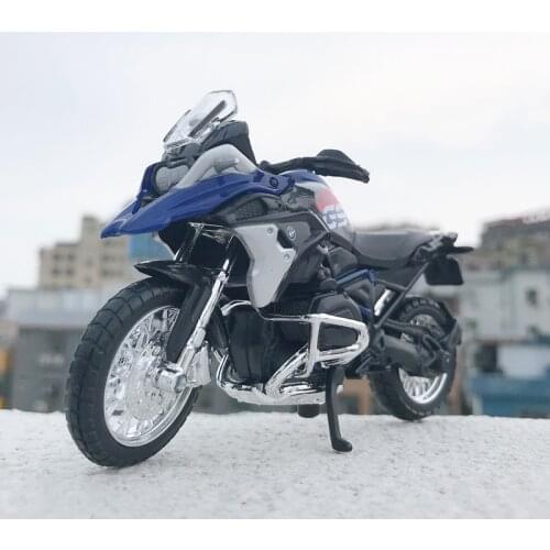 Maisto NEW 1:18 2017 BMW R1200GS Alloy Diecast Motorcycle Model Workable Shork-Absorber Toy For Children Gifts Toy Collection