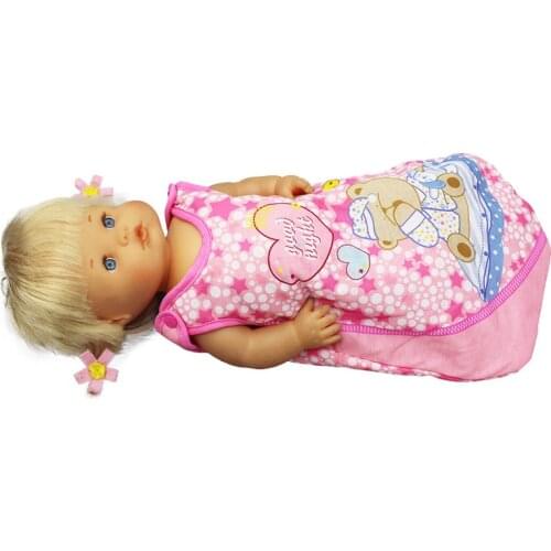 2021 New sleeping bag doll Clothes Fit 42cm Nenuco Doll Nenuco su Hermanita Doll Accessories