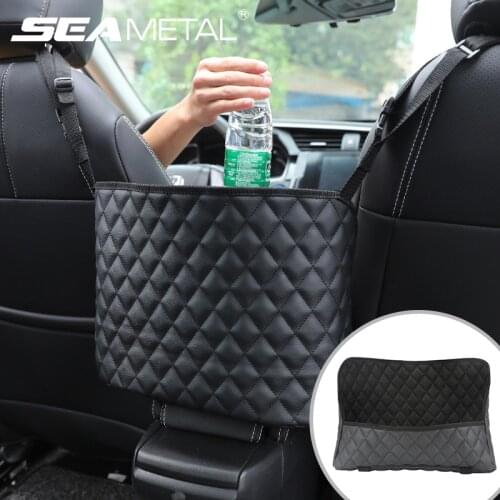 PU Leather Car Seat Storage Organizer Handbag Holder Auto Interior Stowing Tidying Multifunction Seat Back Storage Bag Pocket