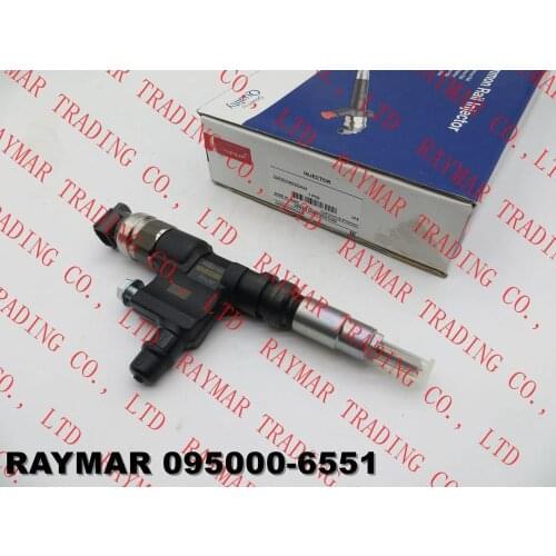 Genuine diesel common rail fuel injector assy 095000-6550, 095000-6551 for Coaster N04C 23670-78140