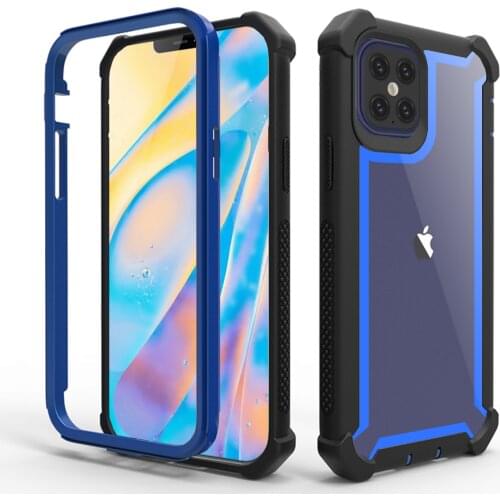 Shockproof Bumper Transparent TPU Phone Case For iPhone 12 Mini 12 11 Pro Max X XR XS Max SE 2020 6 6S 8 Plus Back Cover