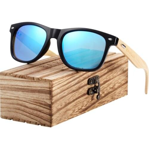 BARCUR Pink Sunglasses Wood Bamboo Sun Glasses Women Fashion Mirror Eyewear Man Brand Designer