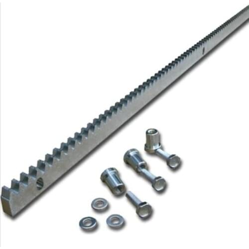 Steel Gear Racks 8mm. (4 mPaket)