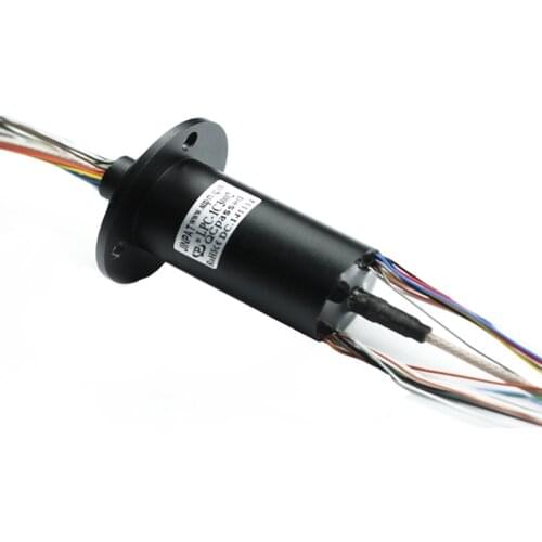 High Integrated Capsule Slip Ring With Compact Rotary Joint 2A Per Circuit And 240V For Radar Antenna