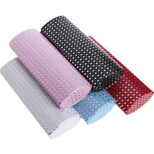 Hard Glasses Case Spectacle Box Eyeglasses Case For Women Iron Sheet Optical Bag Myopia Box Oval Magnet Eye Reading Handmade Box