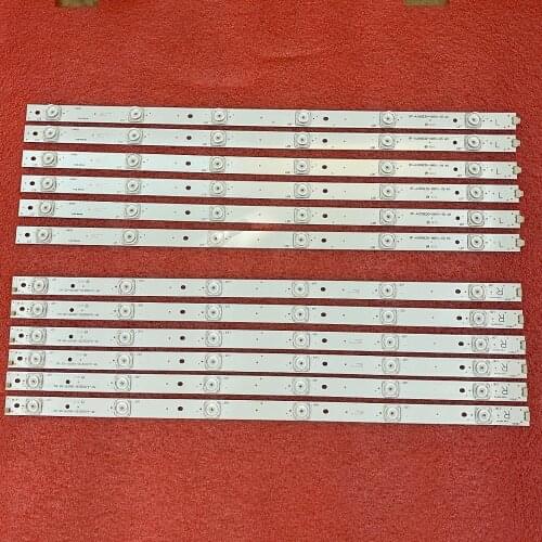 12 PCS/set LED Backlight strip for LC-55CUG8461KS LSC550FN13-G04 55CUG8462K HWV55162Y 55CUF8472ES RF-AJ550E30-0601R 0601L-05