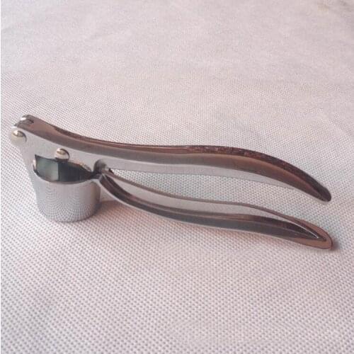 120 PCS/lot Stainless Steel Kitchen Squeeze Tool Alloy Ginge Crusher Garlic Presses Free Shipping