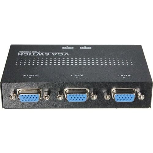 2 In 1 Out VGA VGA 2 PORTE a monitor two sources MANUAL SWITCH SPLITTER