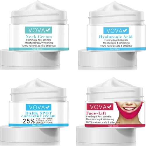 VOVA 4 kinds Face Cream Effective Whitening Moisturizing Whitening Remove Freckle Lift skin Gel 30g Beauty Care Cosmetics TSLM1